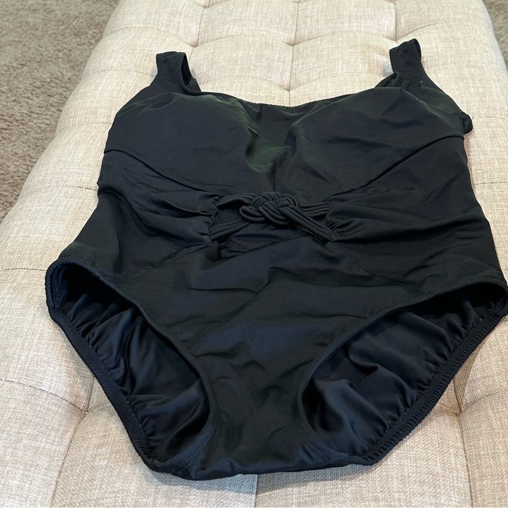 Longitude by Miraclesuit One Piece Swimsuit - Size 12 - EUC - Full Coverage - Picture 4 of 12